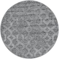 Kilimas vidaus Ayyildiz Pisa Geometric 4702, pilka sp., 200 cm x 200 cm