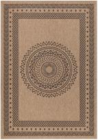 Kilimas lauko terasoms Ayyildiz Dhaka Vintage 8714, juoda sp./smėlio sp., 200 cm x 140 cm