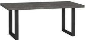 Kavos staliukas Forte Industry, juoda sp./pilka sp., 110 cm x 60 cm x 45 cm