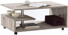 Kavos staliukas Forte Bailey, ąžuolo sp., 105 cm x 60 cm x 45 cm