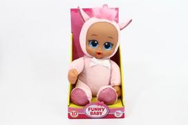 Lėlė - kūdikis Bayer Funny Baby 93001AA, 30 cm, rožinė sp.
