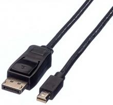 Kabelis Value WUXGA 11.99.5638 Mini DisplayPort Male (vyriška), Displayport Male (vyriška), 1.5 m, juoda sp.