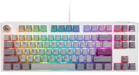 Laidinė žaidimų klaviatūra Ducky One 3 TKL One 3 TKL Cherry MX Blue, EN/DE/Anglų (US), balta sp./pilka sp./šviesiai pilka sp.