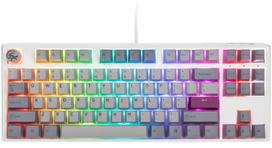 Laidinė žaidimų klaviatūra Ducky One 3 TKL One 3 TKL Cherry MX Speed Silver, Anglų (US), balta sp./pilka sp./šviesiai pilka sp.