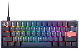 Laidinė žaidimų klaviatūra Ducky One 3 Cosmic One 3 Cosmic Blue Mini Cherry MX Speed Silver, Anglų (US), juoda sp./raudona sp.