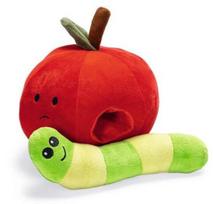 Žaislas šuniui, pliušinis Beeztees Hide And Seek Apple 19247, 22 cm, raudona sp./žalia sp.