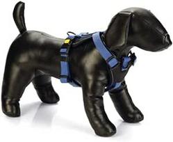 Petnešos šunims Beeztees Harness, mėlyna sp., 530 - 650 mm x 25 mm, 53-65X25