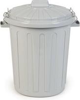 Dėžė gyvūnų ėdalui laikyti Curver Food Barrel, 45 l, pilka sp.
