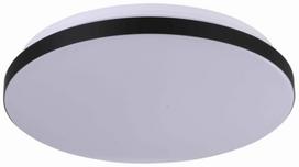 Šviestuvas plafonas Light Prestige Babilon LP-335/1C S 4BK, LED, 4000 °K, 1 x 18 W, balta sp./juoda sp. / juoda sp.