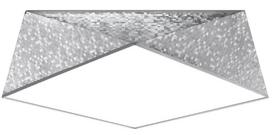 Šviestuvas lubų Sollux Hexa 45 SL.0694, E27, 3 x 60 W, balta sp.