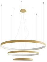 Šviestuvas kabinamas Thoro Lighting Rio 3 55/78/110 TH.173, LED, 3000 °K, 1 x 150 W, aukso sp.