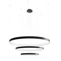 Šviestuvas kabinamas Thoro Lighting Rio 3 55/78/110 TH.138, LED, 3000 °K, 1 x 150 W, juoda sp.