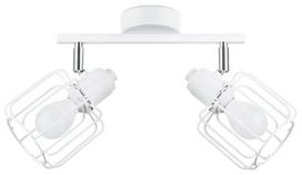 Šviestuvas nukreipiamasis Sollux Beluci 2 SL.1112, E14, 2 x 40 W, balta sp., 10 x 11 cm