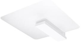 Šviestuvas lubų Sollux Lappo SL.1093, E27, 2 x 60 W, balta sp.
