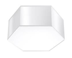 Šviestuvas lubų Sollux Sunde 13 SL.1057, E27, 2 x 60 W, balta sp.
