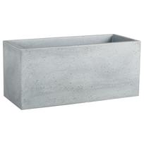Gėlių vazonas Scheurich Stony Grey 63199, plastikinis, 59 cm x 25 cm, Ø 59 cm, pilka sp.