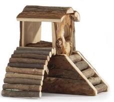 Namelis graužikams Beeztees Forest Play Tower, 17 cm x 11 cm x 15 cm, rusva sp.