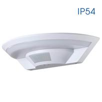 Prožektorius su judesio davikliu, tvirtinamas prie sienos Vivalux, 10 W, 800 lm, 4000 °K, IP54, balta sp.