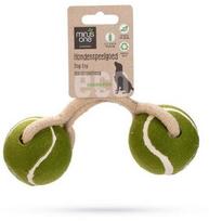 Žaislas šuniui, kamuoliukas Beeztees Duo Tennis Ball Cord 625636, 21 cm, Ø 6.4 cm, įvairių spalvų