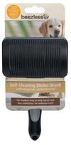 Šepetys šunims Beeztees Self-Cleaning Slicker Brush 661740, 190 mm x 105 mm