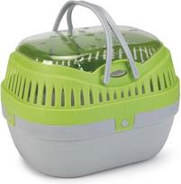 Transportavimo narvas graužikams Beeztees Travica, 27 cm x 20 cm x 24 cm, žalia sp./pilka sp.