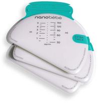 Maišeliai motinos pienui laikyti Nanobebe Storage Bag Refills, 150 ml, 0 mėn., plastikas, skaidri sp.