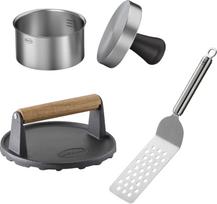 Mėsainio paplotėlio presas Rösle Barbecue Burger Set, 32.5 cm x 21 cm x 9 cm