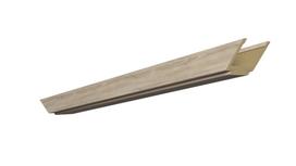 Horizontali durų stakta Domoletti, 60.5 cm x 10 - 14 cm x 2 cm, ąžuolo sp.