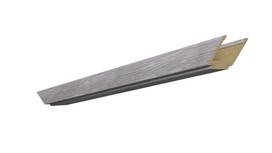 Horizontali durų stakta Domoletti, 70.5 cm x 10 - 14 cm x 2 cm, pilko ąžuolo sp.