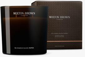 Žvakė, aromatinė Molton Brown Re-Charge Black Pepper 3 Wick, 60 - 70 h, 600 g, Ruda sp.