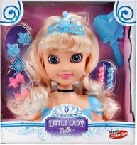 Lėlės galva su priedais Mega Creative Little Lady Nella 419474, 17 cm, mėlyna sp.