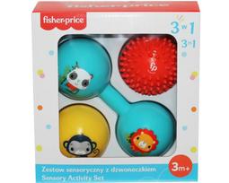 Lavinimo žaislas Mattel Fisher Price Sensory Activity Set, įvairių spalvų, 3 vnt.