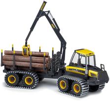 Žaisliniai traktoriai su priedais Forest Machine Ponsse 77700E, 1:25, juoda sp./geltona sp.