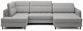 Kampinė sofa Berrto Toscany 03, pilka sp., dešininė, 165 x 306 cm x 100 cm