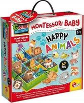 Lavinimo žaislas Lisciani Montessori Baby Happy Animals, įvairių spalvų
