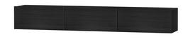 TV staliukas Kalune Design Terra, juoda sp., 31.4 cm x 180 cm x 26 cm