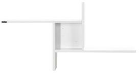 Sieninė lentyna Kalune Design RAF-04-DD-1, balta sp., 50 cm x 100 cm x 18 cm