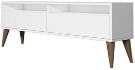 TV staliukas Kalune Design Best 2, balta sp., 150 cm x 50 cm x 30 cm