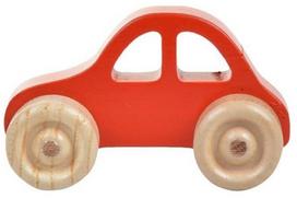 Stumiamas žaislas Wood&Joy Mini Car, 5 cm, raudona sp.