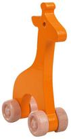 Stumiamas žaislas Wood&Joy Mini Animals Giraffe, 15 cm, oranžinė sp.