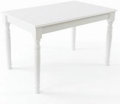 Stalas išskleidžiamas Kalune Design Albero 26, balta sp., 120 - 160 cm x 80 cm x 75 cm