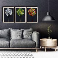 Foto paveikslas Wallity 3PKCT-010, 38 cm x 53 cm