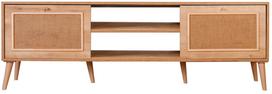 TV staliukas Kalune Design Jut, ąžuolo sp., 41 cm x 180 cm x 55 cm