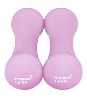 Svarmenų rinkinys Springos Dumbbells, 2 x 1.5 kg