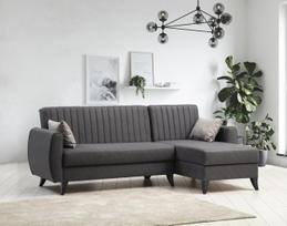 Sofa-lova Hanah Home Alkon, tamsiai pilka sp., 130 x 223 cm x 86 cm