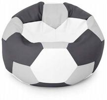 Sėdmaišis Ball XXL, balta sp./grafito sp./šviesiai pilka sp.