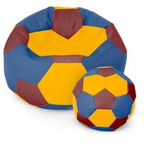 Sėdmaišių rinkinys Ball XXXXL, mėlyna sp./raudona sp./geltona sp.