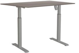 Kompiuterio stalas reguliuojamo aukščio Sun-Flex EasyDesk Adapt I, 120 cm x 80 cm, 70 - 118 cm, balta sp./pilka sp.