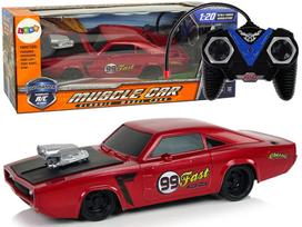 Rc automobilis Lean Toys 10242, 1:20, juoda sp./raudona sp.