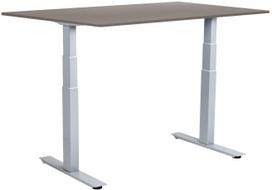 Kompiuterio stalas reguliuojamo aukščio Sun-Flex EasyDesk Adapt VI, 120 cm x 80 cm, 62 - 127 cm, aliuminio sp./pilka sp.